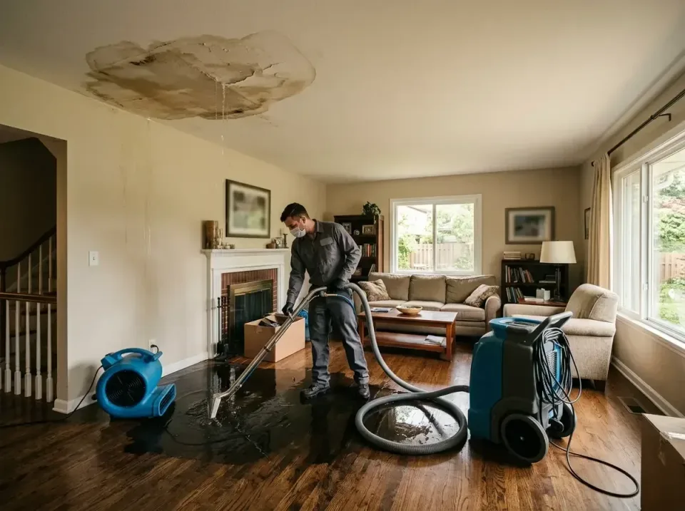 attic-pipe-burst-ceiling-drip-008 — frequently asked questions, Water Damage Restoration & Carpet Care in Callender, CA